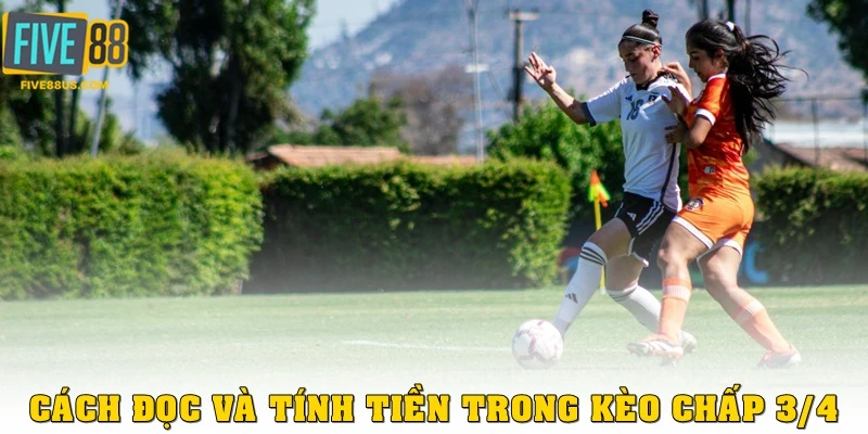 Cách đọc và cách tính tiền trong kèo chấp 3/4 dễ hiểu cho người mới