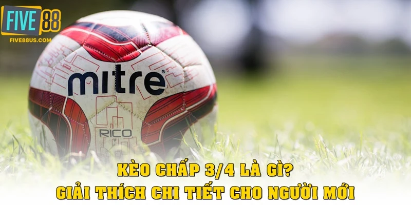 Kèo chấp 3/4 là gì? Giải thích chi tiết cho người mới